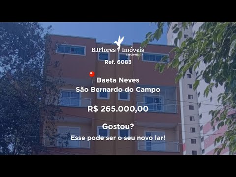 APARTAMENTO 44M² NO BAETA NEVES, SBC - SP