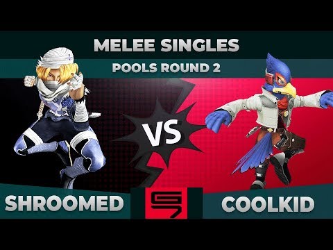 Shroomed vs Coolkid - Melee Singles: Pools R2 Winners Quarterfinal - Genesis 7 | Sheik vs Falco