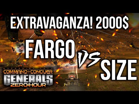 Fargo vs SiZe - bo15 - ExtraVaganza $2000 Golden Cup - БИТВА ЗА ТРЕТЬЕ МЕСТО!!! - Generals Zero Hour