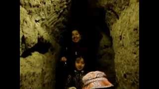 preview picture of video 'Tunnels in Cholula pyramid, 2nd biggest pyramid in the world'