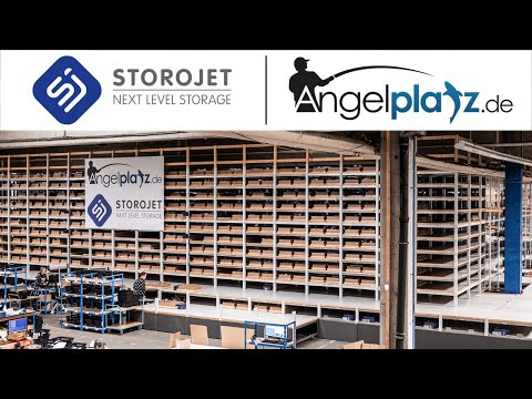 Automated storage and retrieval system STOROJET at Angelplatz GmbH