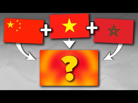 Similar Flags Combine in One | Fun With Flags