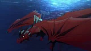 Nina learns to transform into a dragon