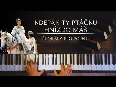 Kdepak ty ptáčku hnízdo máš + noty pro piano