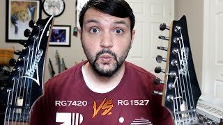 Video thumbnail for Head to Head Duel: Made In Japan Ibanez RG1527 Vs RG7420 by Lucas LeCompte