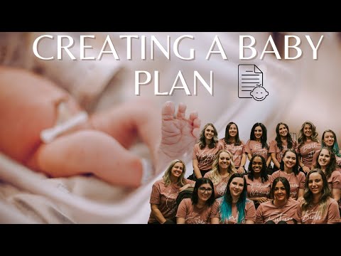 Creating a baby birth plan