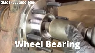 How to Replace a Front Wheel Bearing with ABS GMC Envoy
