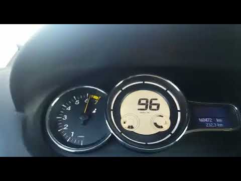 Renault Megane Coupe 2.0 Tce 180KM Accelaration 0-100 kmh