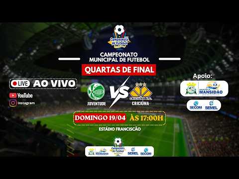 JUVENTUDE VEREDA VS CRICIÚMA TAMBORIL - QUARTAS DE FINAL CAMPEONATO M. DE FUTEBOL MANSIDÃO 25/26