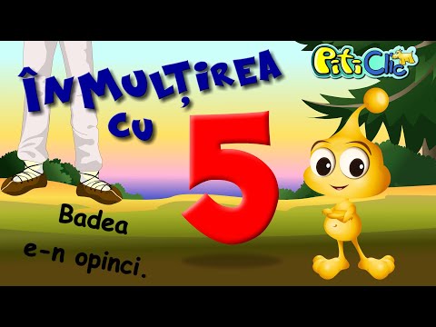 Tabla inmultirii - in versuri HAZLII (cu 5)