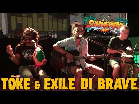 Tóke & Exile Di Brave - Blessed Morning @ Riddim Roots Center - SummerJam 2018