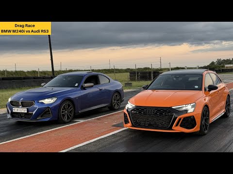 Audi RS3 vs BMW M240i : Drag Race 