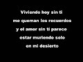HOY SIN TI MOCEDADES  LETRA.