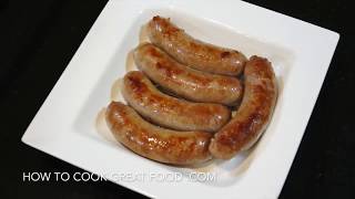 How To Cook Sausages - Boil n Burn Method - Super Results - Sausage Recipe