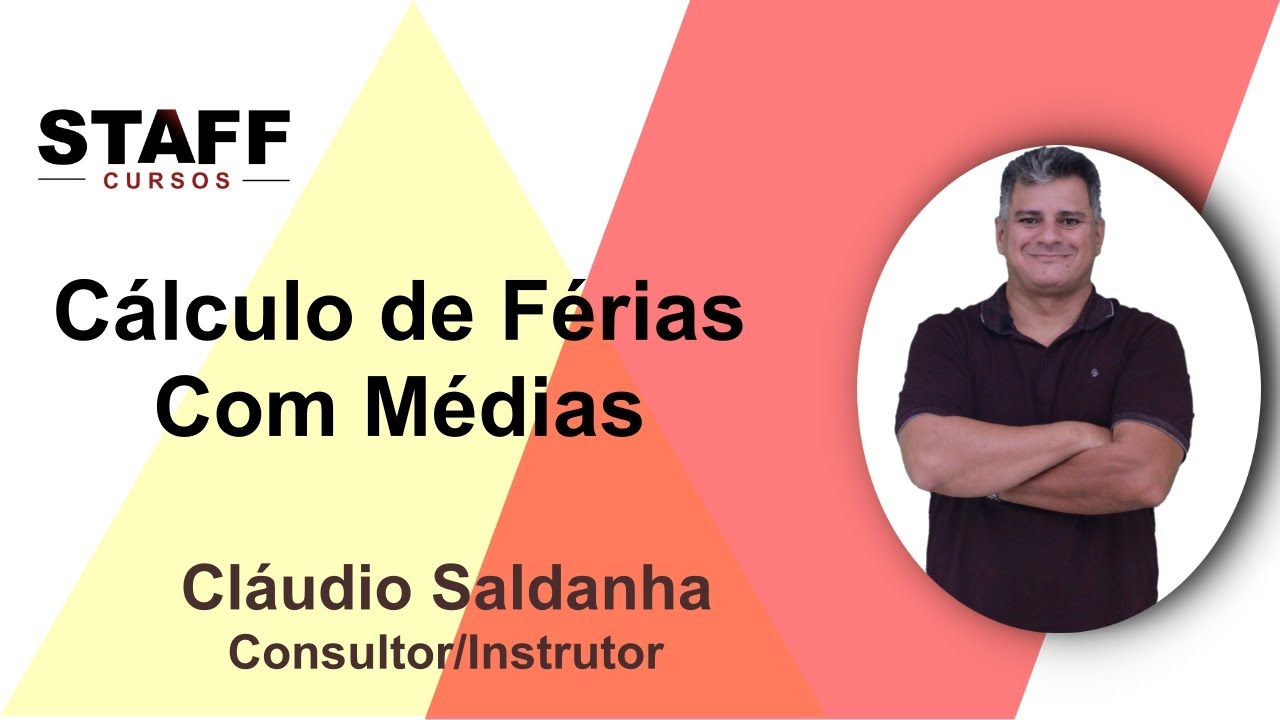 FÉRIAS  Cálculo Com Médias - passo a passo