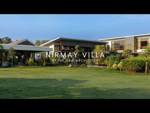 Nirmay Villa – A Serene Earth-Rooted Home in Ahmedabad Embracing Sustainability and Nature