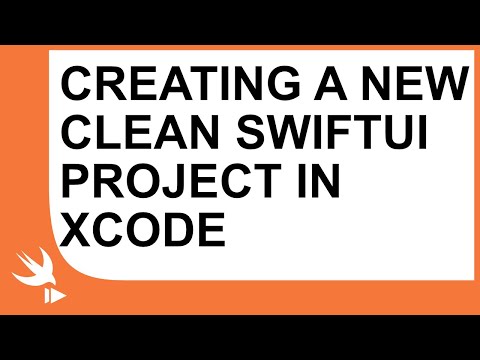 Creating a new clean SwiftUI project in Xcode 11 5