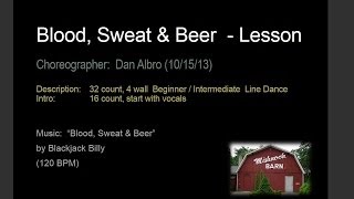 Blood Sweat and Beer - Lesson