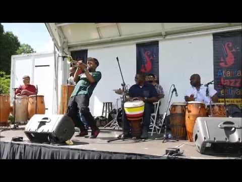 Russell Gunn & African Drums - Spirit of the Ancestors @ Washington Park, Atlanta - Sat May/21/2016