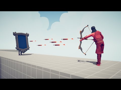 MIRROR SHIELD vs EVERY ARCHER (rapid fire) - Totally Accurate Battle Simulator