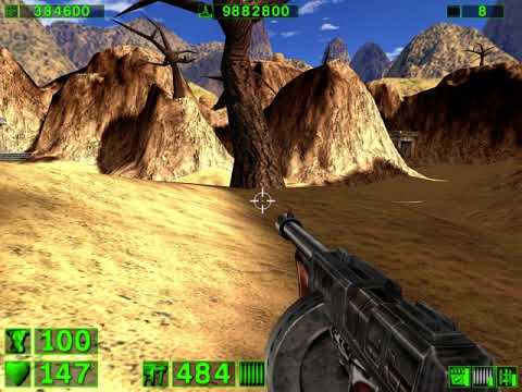 Serious Sam: First Encounter, Serious Mode Playthrough - Lvl 2, Sand Canyon, Complete