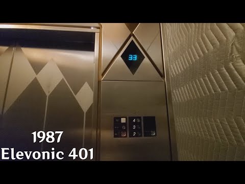 FINAL RIDE: Otis Elevonic 401 Traction Elevators at KPMG Tower - Montreal QC