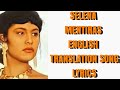 Selena Mentiras English Translation Song lyrics