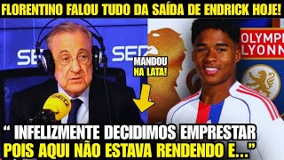 🚨EITA! OLHA A FORTE DECLARAÇÃO DO PRESIDENTE DO REAL SOBRE A SAÍDA DE ENDRICK HOJE!
