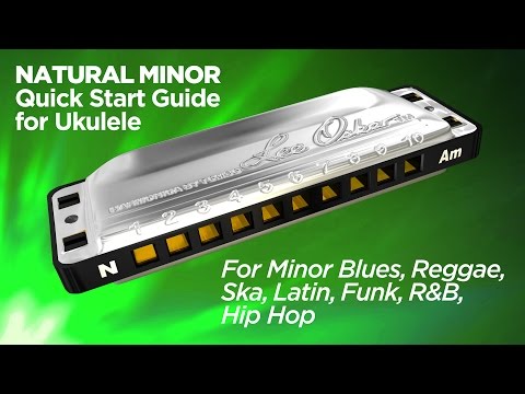 Lee Oskar QuickGuide - Natural Minor Harmonica For Ukulele - Latin, Hip Hop, Reggae, Minor Blues
