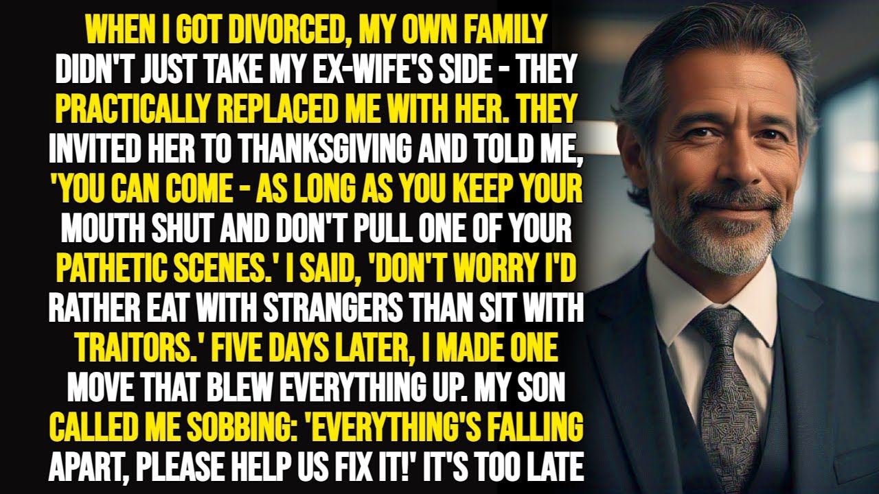 They Told Me "Keep Your Mouth Shut At Thanksgiving" - What I Did 5 Days Later DESTROYED My Family...