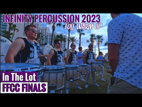 WGI 2023: Infinity 2023 Drumline | FULL WARM UP | - FFCC CHAMPIONSHIPS