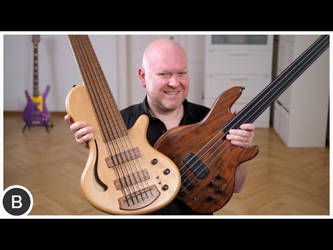 MY FRETLESS BASSES! | Gregor's Basses #2