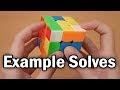3x3 Rubik's Cube: Walkthrough/Example Solves