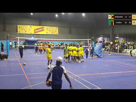 Zimbabwe National Volleyball Volleyball Exhibition (M) ZIMBABWE VS ZAMBIA