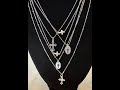 20 Inch Sterling Silver Cross Necklace