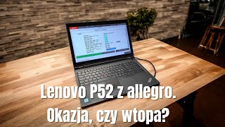 Video thumbnail for Zakupiłem okazyjnie Lenovo P52, czy było warto? by RGL - Retro GaminG Laptop