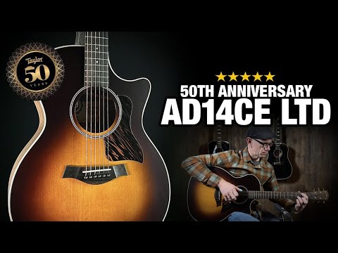 Taylor 50th Anniversary AD14ce-SB LTD – Acoustic Guitar Review