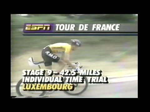 1992 Tour de France Stage 9 Time Trial - Indurain Dominates ITT
