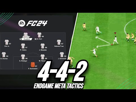 Meta ENDGAME Tactics! Best 442 Custom Tactics EA FC 24