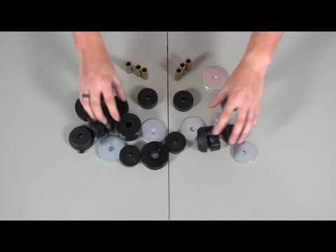 DAYSTAR KT04007BK | 1979-1984 TOYOTA FJ40 LAND CRUISER 4WD  STOCK REPLACEMENT BODY MOUNTS