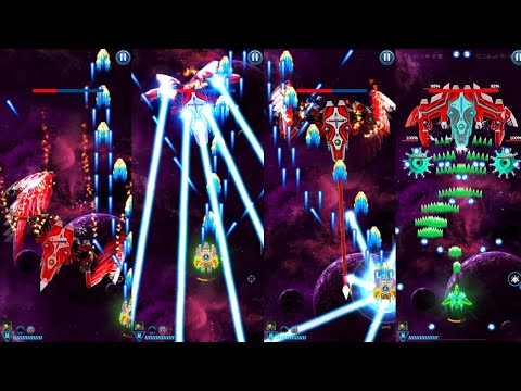 Alien Shooter All Bosses | Boss 34 Apache | Galaxy Attack Shooting Game | Zambario Gamers
