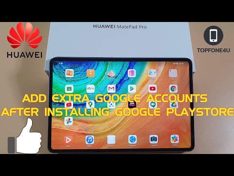 How to Add Multiple Google Account to Your Huawei Matepad  Any Huawei device after installing Google