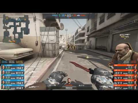 FalleN 1v4 clutch ACE vs HAVU [ Flashpoint 1 2020 ]