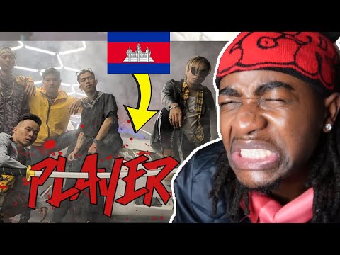 🇰🇭Tempo Tris - អ្នកលេង​ "PLAYER" ft. Vannda, Rawyer, Snooga, Reezy (REACTION!!)