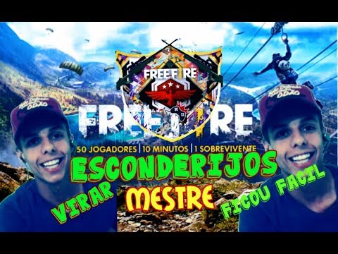 Ganhe todas as partidas Ranqueadas no FREE FIRE Esconderijos(Vire Mestre fácil)