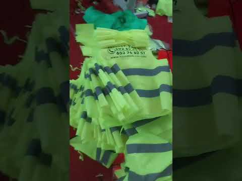 Orange Polyester Reflective Safety Jackets