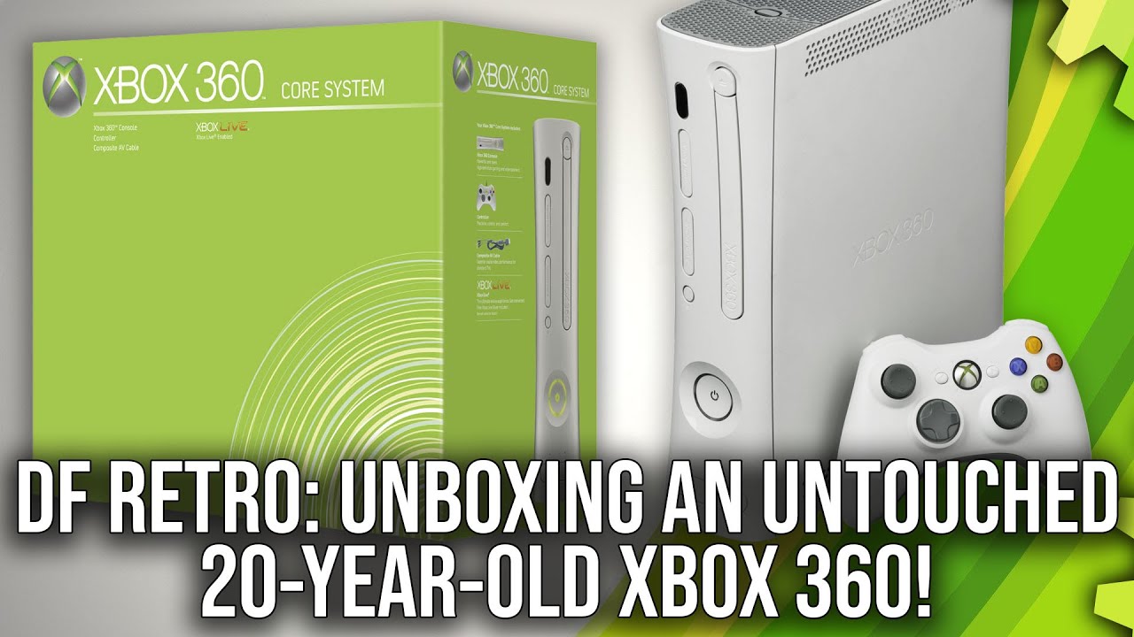 DF Retro: Xbox 360 20th Anniversary - Unboxing An Untouched Launch Console!