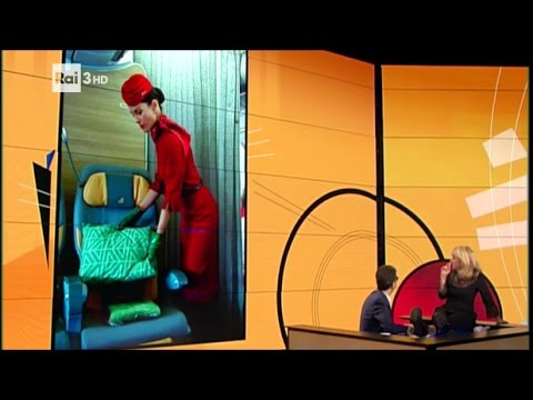 Luciana Littizzetto - Le divise di Alitalia - Che tempo che fa