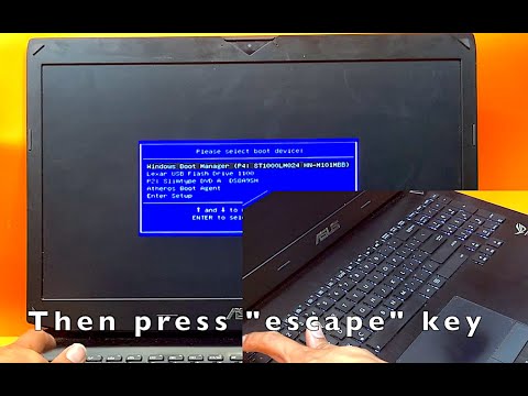 ASUS Laptop BOOT Menu Bios Settings | Secure BOOT | Boot from USB