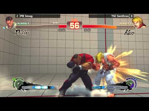 USF4 Winners Finals @ Resistance 4: PIE Smug vs TSC Santhrax [720p/60fps]